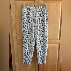 J. Crew Jamie Pants Snakeskin Sz 4